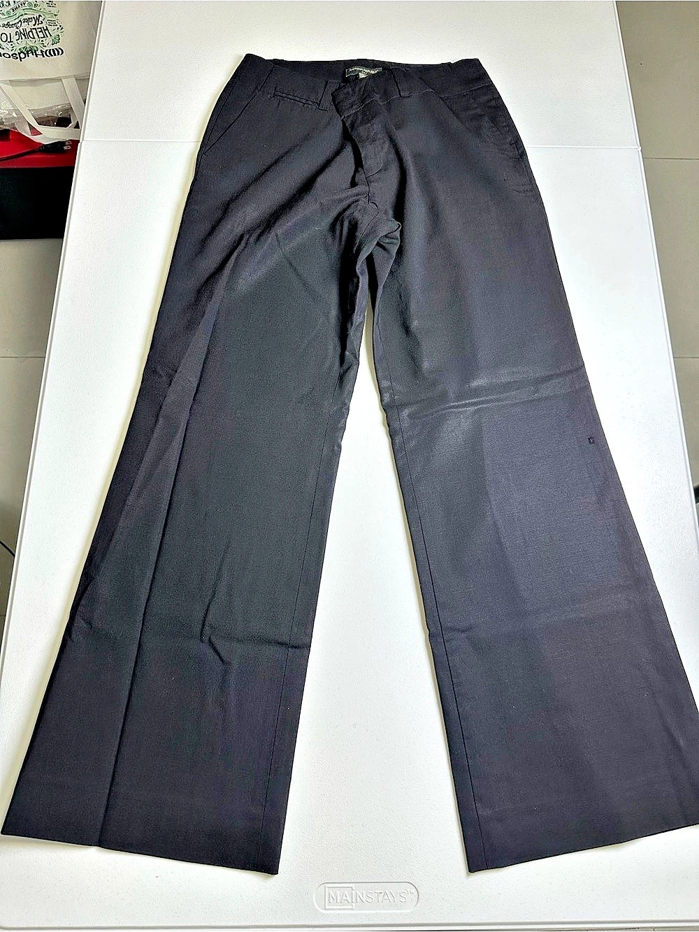 Banana Republic Wide Leg Trousers in Black Size 10